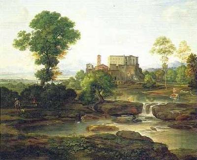 Ferdinand von Olivier Ideal Italian landscape Germany oil painting art